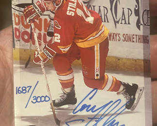 Lot 104: Cory Stillman Classic 4 Sport Hockey Card Atlanta Flames 1994 COA