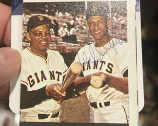 Lot 13: Topps Autographed Baseball Card Orlando Cepeda Giant Gunners Coa