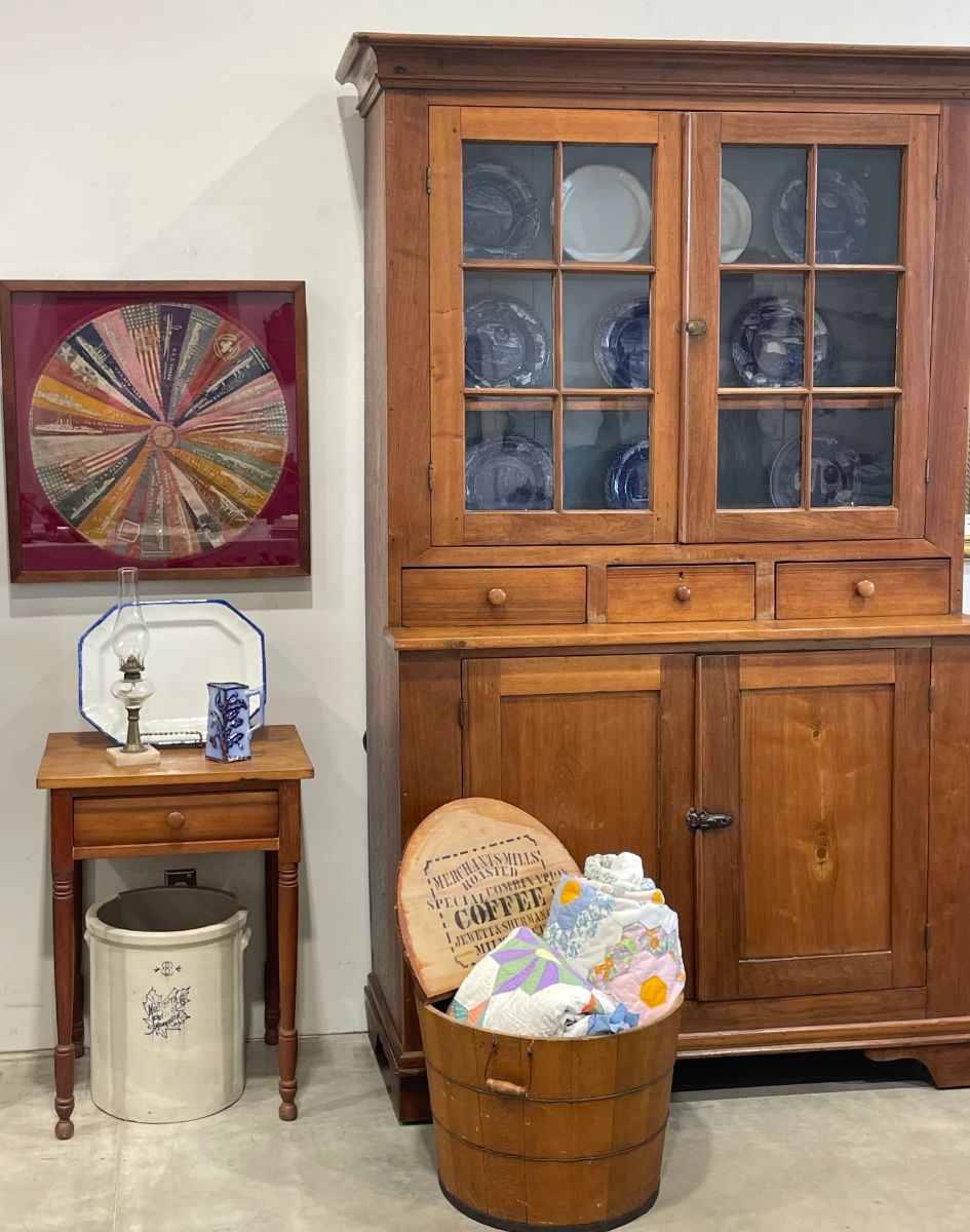 Walnut Missouri Cupboard, Country Primitives