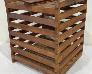 Wooden Egg Crate