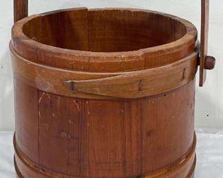 Wooden Sugar Firkin Bucket