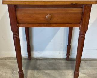 Cherry One Drawer Stand Table