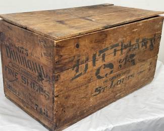 Dittmann Shoes, St. Louis, MO Wooden Crate