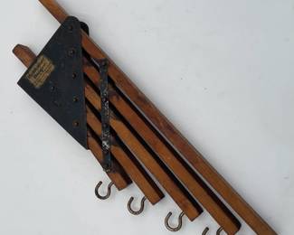 Dated 1921 Wooden Fold Out "Holdsmore Hanger"