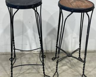 Tall Wire Base Bar Stools