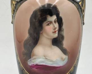 Austrian Portrait Vase