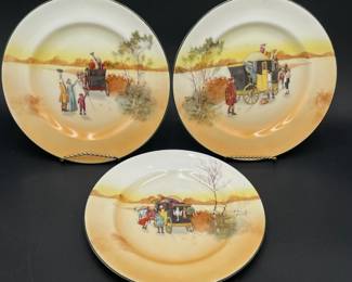 Royal Doulton Coaching Scene Plates