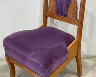 East Lake Victorian Oak Parlor Chair