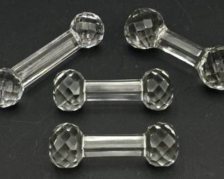 Cut Glass Knife Rests