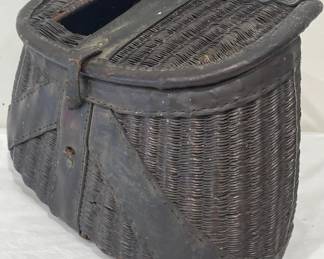Early Fishing Creel Basket