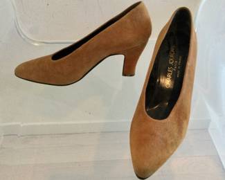 Charles Jourdan Suede Pumps 