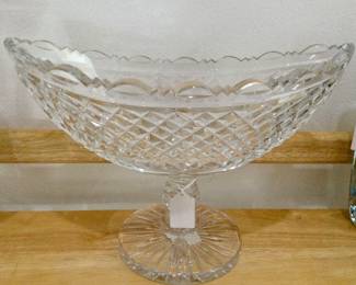 Waterford "Farmhouse" Pedestal Oval Bowl