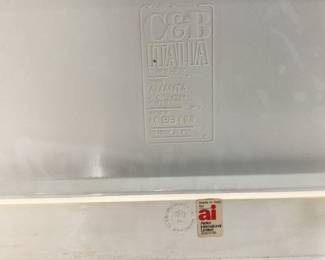 Insignia on back of chairs