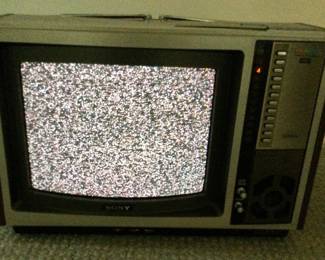 Vintage Sony Trinitone  Econoquick TV