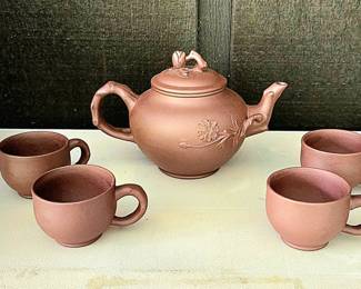 Zisha Teapot and Cups