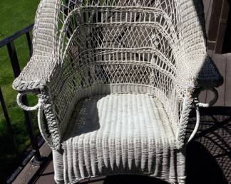 Vintage Wicker Rocker (2 available)