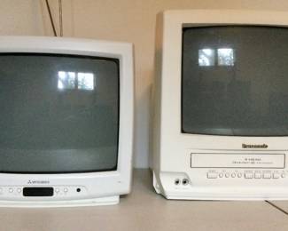 Mitsubishi & Panosonic Vintage TV