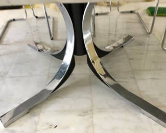 Chrome Base on Table