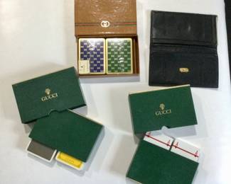 Vintage Gucci Playing Cards
