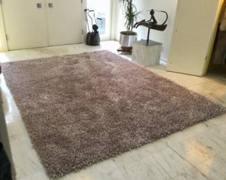 10' x 8' Blush Lilic Shag Rug