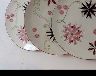 Stangl Pottery Plates "Carnival"