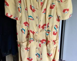 Chloe Paris Button Down Vintage Dress 