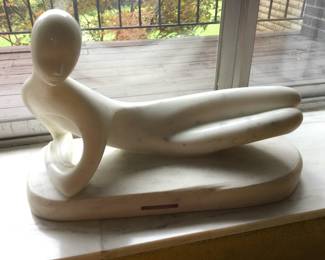 Lady in Repose Abstract Sculpture