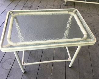 Vintage Brown Jordan Patio Side Table