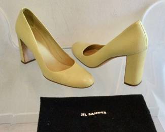Jill Sanders Block Heel Pumps w/Dust Bag