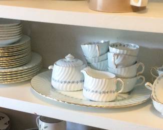 Vintage Minton "Vineyard Blue" Bone China, made in England