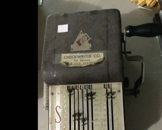 Vintage Safeguard Instant Check Writer