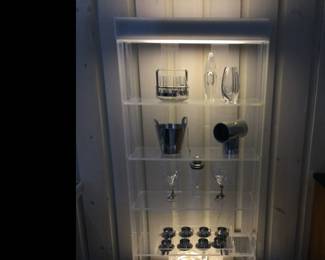 Previous Shelving Unit  shown with Lights On