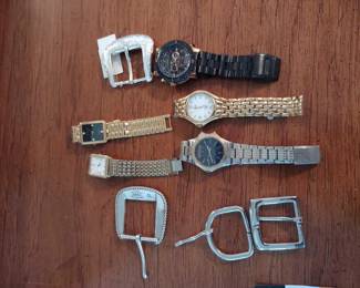 Belt Buckles and Watches