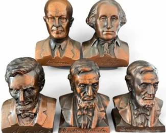 Vintage Abraham Lincoln & Historical Figural Advertising Coin Banks
