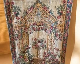 La Roseraie French Jacquard Floral Tapestry- Wall Hanging