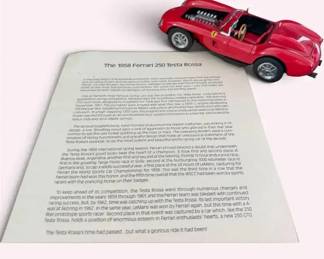 1958 Ferrari 250 Testa Rossa Red Die-Cast Danbury Mind Model Car
