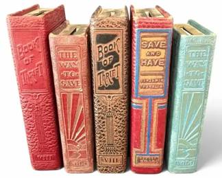 Vintage Bankers Utilities Book-Form Savings Banks