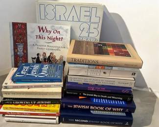 Jewish Culture, Yiddish & Israel Reference Book Collection