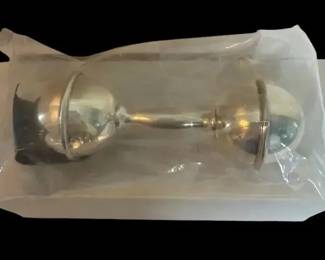 Vintage Lunt Sterling Silver No. 805 Baby Rattle