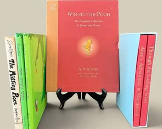 Classic Children’s Book Lot Winnie-the-Pooh, Shel Silverstein & Alice in Wonderland