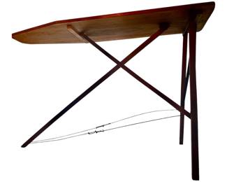 Vintage wooden ironing board