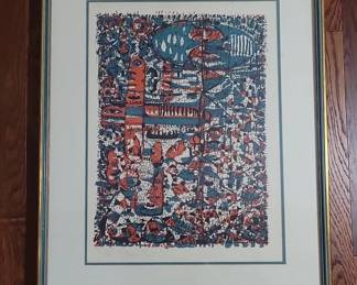 002 FAHRELNISSA ZEID Signed Print