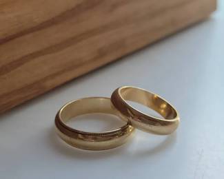 a14K Gold Wedding Bands