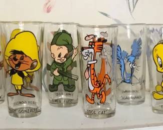 Looney Tunes Drinking Glasses