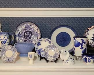 Blue White