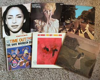 Some Vinyl Records - Beatles, Dave Brubeck, Sade