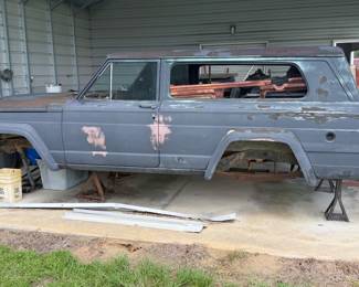 Body of an old Jeep
