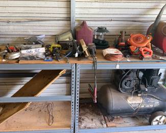 Shed full of tools