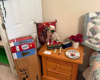 Night stand, Christmas