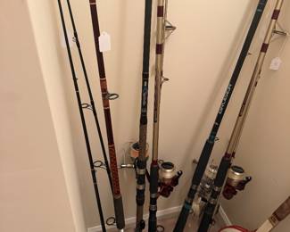 Fishing poles